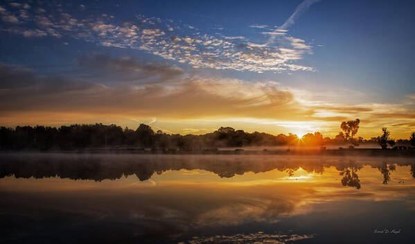 Sunrise Art Print featuring the photograph A new day by Everet Regal