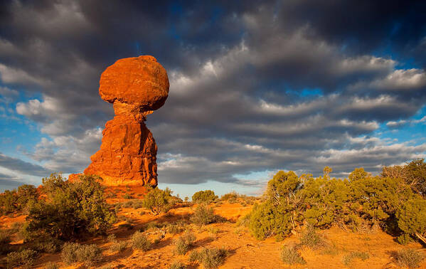 Moab Art Print featuring the photograph Balanced Rock by Darren Bradley