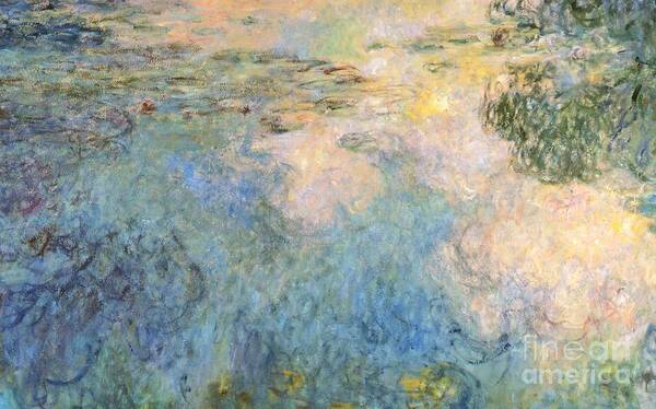 Art Art Print featuring the painting Basin of water lilies by Claude Monet