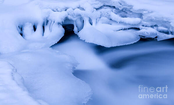 Ice Art Print featuring the photograph Beauty Of Winter Ice Canada 10 by Bob Christopher