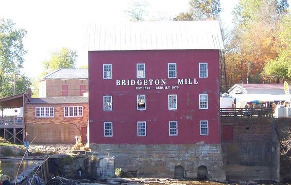 Mill Art Print featuring the photograph Bridgeton Mill by John Mathews