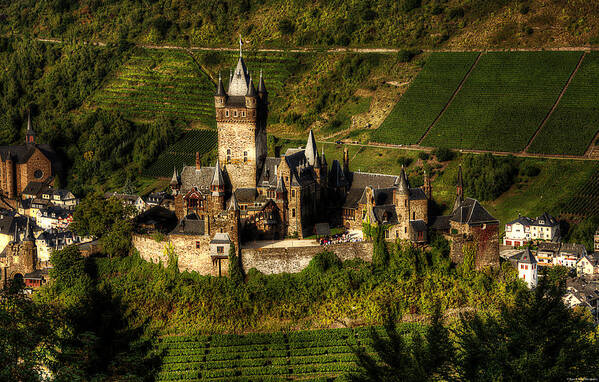 Castle Art Print featuring the photograph Cochem Castle by Ryan Wyckoff