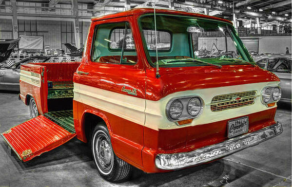Corvair 95 Rampside Art Print featuring the photograph Corvair 95 Rampside by John Straton