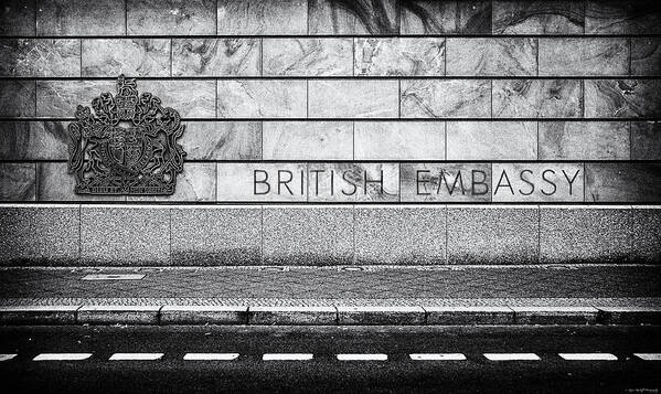 British Embassy Art Print featuring the photograph Embassy by Ryan Wyckoff