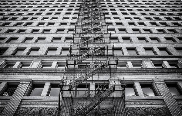 Fire Escape Art Print featuring the photograph Escape by Scott Norris