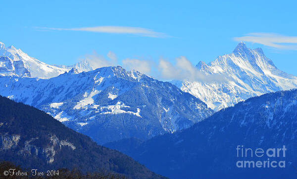 Alps Art Print featuring the photograph Fairy Tale Indeed by Felicia Tica