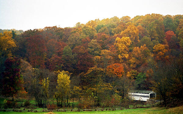 Pa Art Print featuring the photograph Fall At Valley Forge by Skip Willits