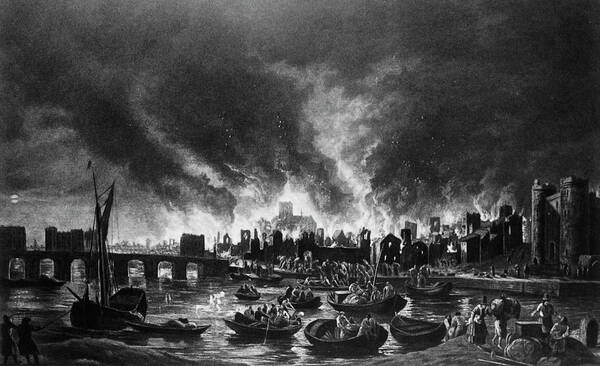 Great Fire Of London Art Print featuring the photograph Great Fire Of London by Science Photo Library