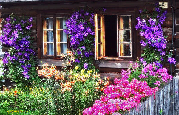 Wooden House Art Print featuring the photograph Highlander's Adobe # 3 by Aleksander Rotner