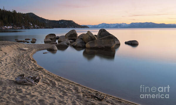 Lake Tahoe Art Print featuring the photograph Lake Tahoe at Chimney Beach by Dianne Phelps