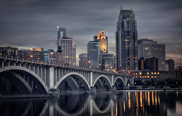 Outdoors Art Print featuring the photograph Minneapolis by Claire Gentile