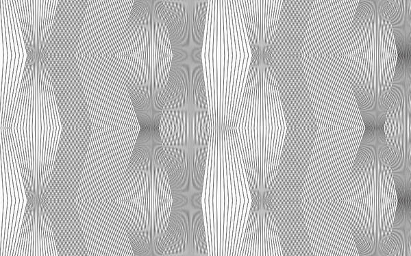 3 D Art Print featuring the photograph Monochrome Zig Zag Abstract Backgrounds by Ikon Images