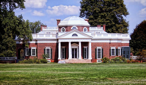 Monticello Art Print featuring the photograph Monticello by Heather Applegate
