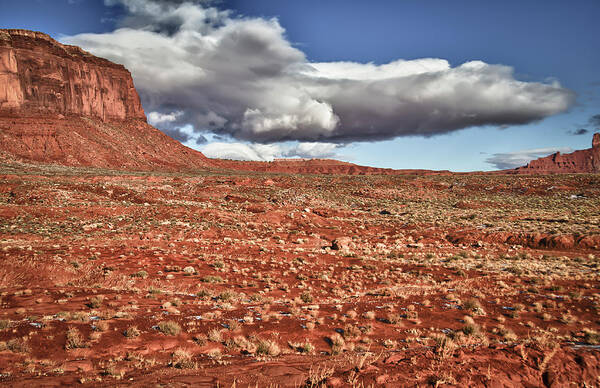 Monument Valley Utah Art Print featuring the photograph Monument Valley UT 1 by Ron White