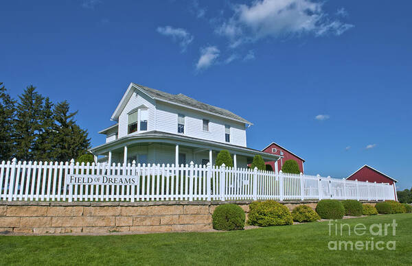 Dyersville Art Print featuring the photograph Movie Set Of Field Of Dreams by Bill Bachmann