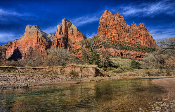 Zion Art Print featuring the photograph Patriachs by Beth Sargent