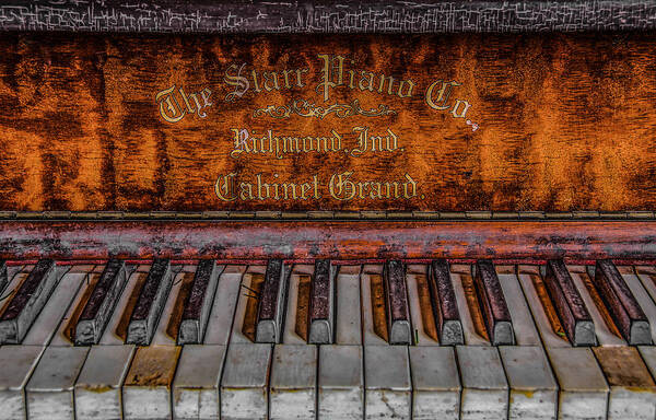 Starr Piano Company Art Print featuring the photograph Piano Keys #1 by Ray Congrove
