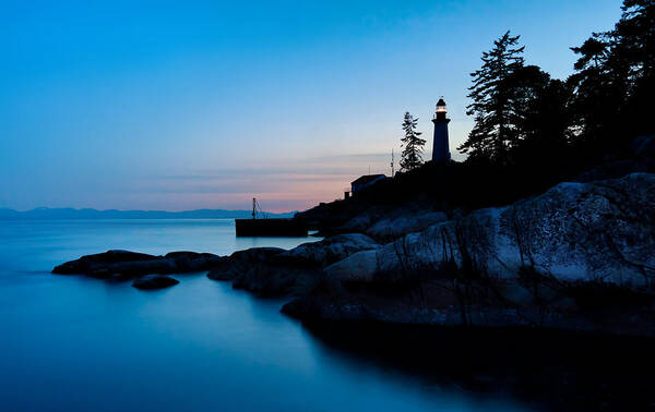 Lighthouse Art Print featuring the photograph Point Atkinson Lighthouse by Alexis Birkill