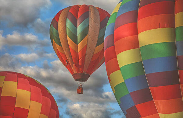 Hot Air Balloons Art Print featuring the photograph Readington Balloon Fest Media Launch 13 by Pat Abbott