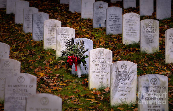 Arlington National Cemetery Art Print featuring the photograph Remember our Dead by Jerry Fornarotto