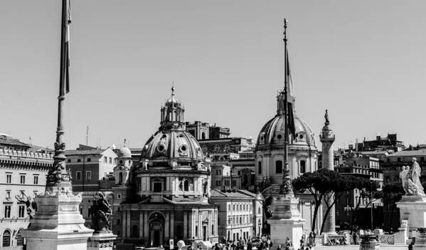 Rome Art Print featuring the photograph Rome - Cityscape #2 by AM FineArtPrints
