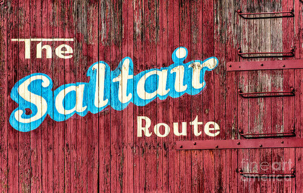 Saltair Route Art Print featuring the photograph Saltair Route - Historic Salt Lake City Railroad by Gary Whitton