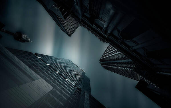 Skyscraper Art Print featuring the photograph Skyscraper In Sydney by Weihong Liu