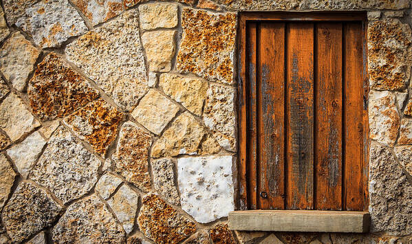 Boerne Art Print featuring the photograph Sticks and Stone by Melinda Ledsome