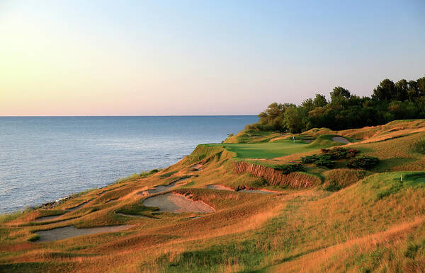 Seventeenth Hole Art Print featuring the photograph Straits Course At Whistling Straits by David Cannon