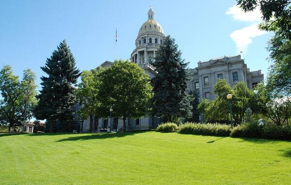 Capitol Art Print featuring the photograph The Capitol - Denver by Dany Lison