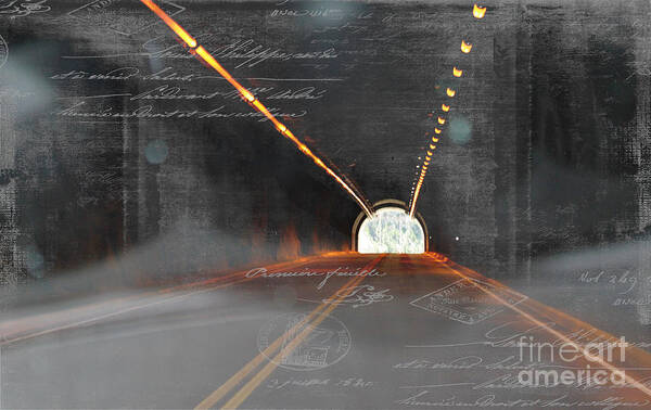 Light Art Print featuring the photograph The Light At The End Of The Tunnel by Janice Pariza