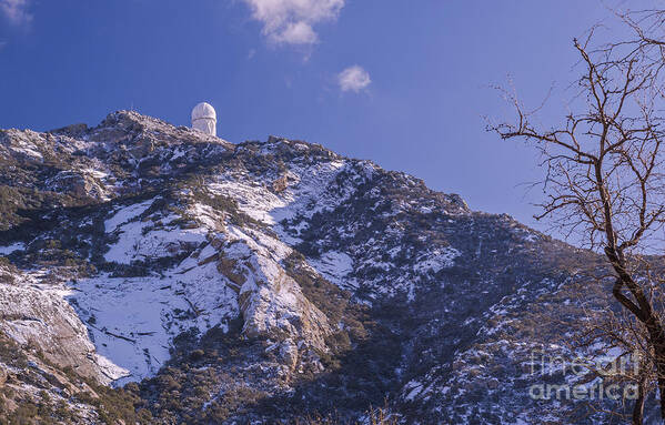 Kitt Peak Art Print featuring the photograph The Mayall Observatory Atop Kitt Peak by John Davis