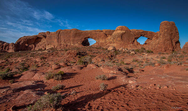 Arches Art Print featuring the photograph The Windows by Tim Bryan