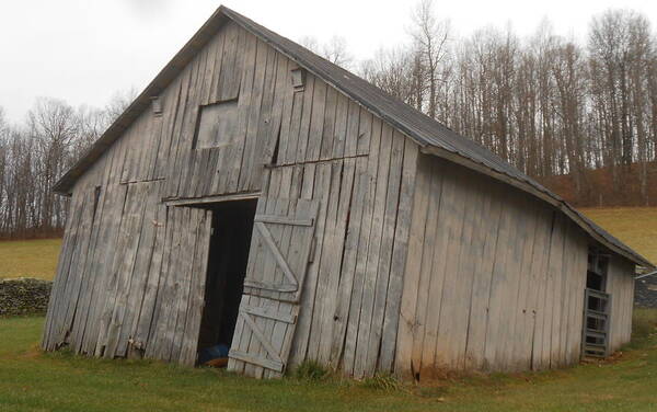 Barn Art Print featuring the photograph This Old Barn Is Falling Down..E-I-E-I-O by Diannah Lynch