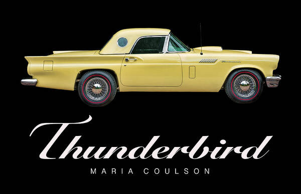 1957 Art Print featuring the photograph Thundefbird by Maria Coulson