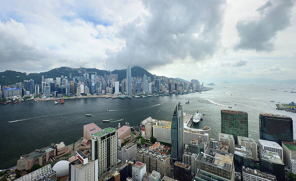 Outdoors Art Print featuring the photograph Victoria Harbour by Joe Chen Photography