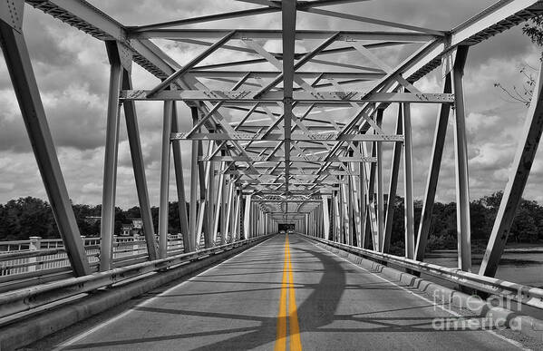 Waterville Bridge Art Print featuring the photograph Waterville Bridge 9888 3 by Jack Schultz