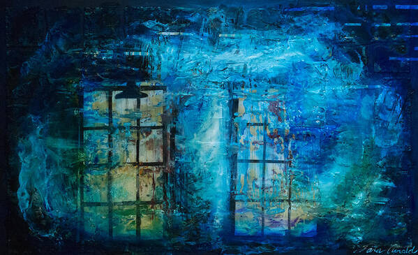 Spirtiual Art Print featuring the painting Window to the Soul by Tara Arnold
