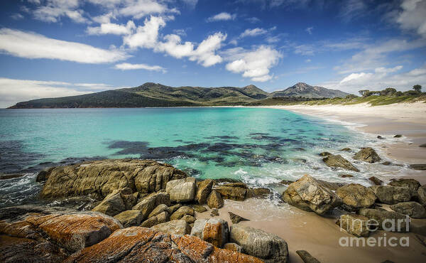 Australia Art Print featuring the photograph Wineglass Bay by Paul Woodford