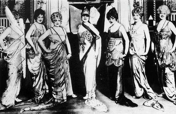 1920 Art Print featuring the photograph Ziegfeld Follies, C1920 by Granger