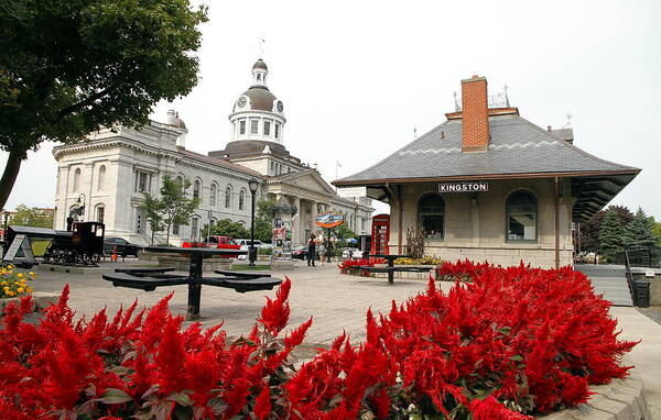 Canada Art Print featuring the photograph Downtown Kingston #1 by Valentino Visentini