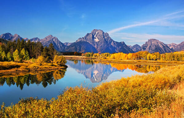 Wyoming Art Print featuring the photograph Grand Teton National Park #110 by Mark Smith