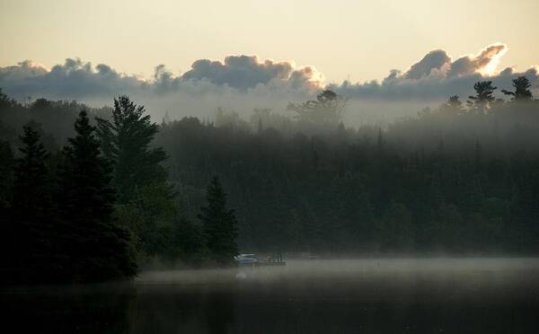 Atmospheric Art Print featuring the photograph Lake Of The Woods, Ontario, Canada #13 by Keith Levit