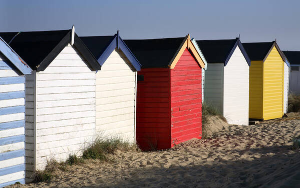 Holiday Art Print featuring the photograph Beach Huts by David Harding