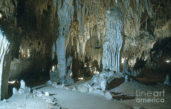 Carlsband Art Print featuring the photograph Carlsbad Caverns by Photo Researchers, Inc.