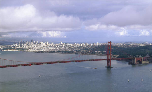 Golden Gate Bridge San Francisco Art Print featuring the photograph Golden Gate by John Farley