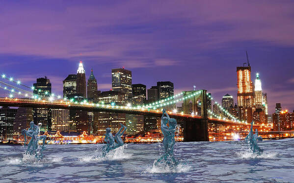 3d Art Print featuring the painting New York Moves by Williem McWhorter