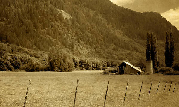 Farms Art Print featuring the photograph Old Valley Farm by Michelle Joseph-Long