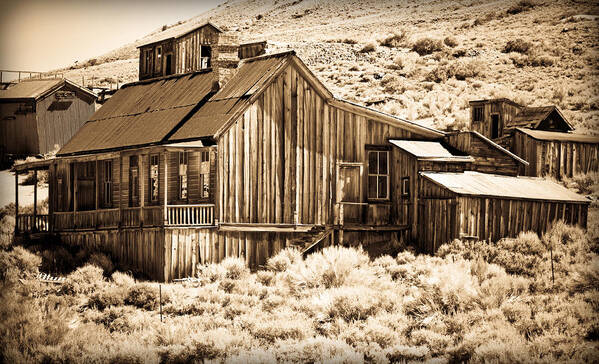 Bodie Art Print featuring the photograph Residence at the Old Mill by Levin Rodriguez