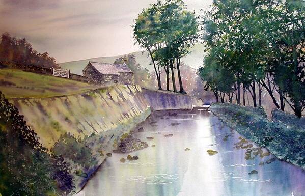 Traditional Painting Art Print featuring the painting Return From Hag's Dyke by Glenn Marshall
